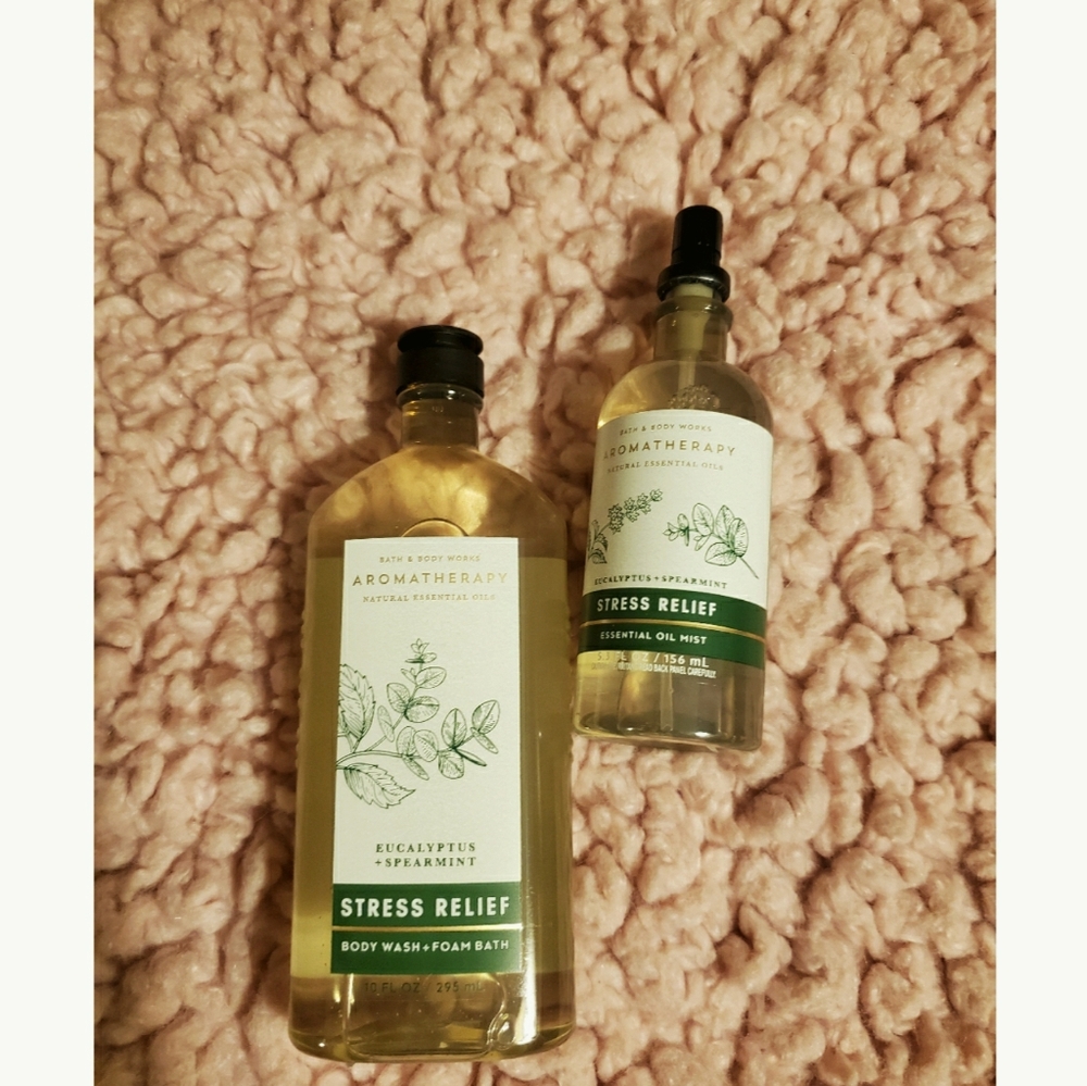 Bath & Body Works Stress Relief Eucalyptus Bundle